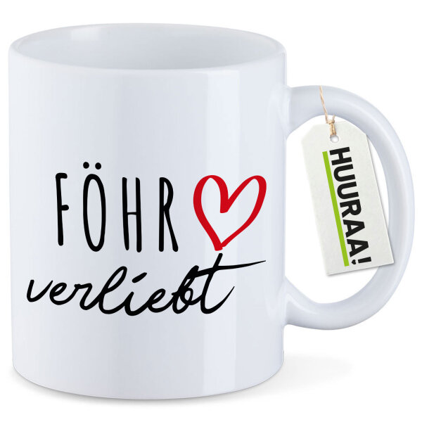 Kaffeetasse Föhr verliebt 330ml