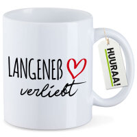 Kaffeetasse Langeneß verliebt 330ml