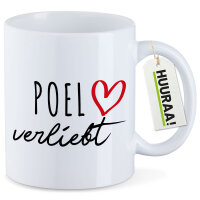Kaffeetasse Poel verliebt 330ml