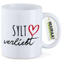 Kaffeetasse Sylt verliebt 330ml