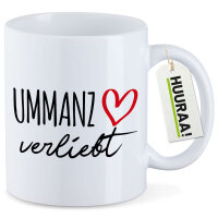 Kaffeetasse Ummanz verliebt 330ml