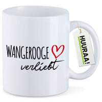 Kaffeetasse Wangerooge verliebt 330ml