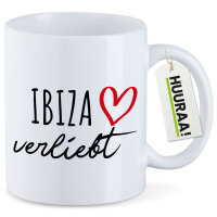 Kaffeetasse Ibiza verliebt 330ml