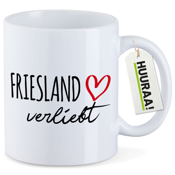 Kaffeetasse Friesland verliebt 330ml