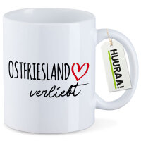 Kaffeetasse Ostfriesland verliebt 330ml