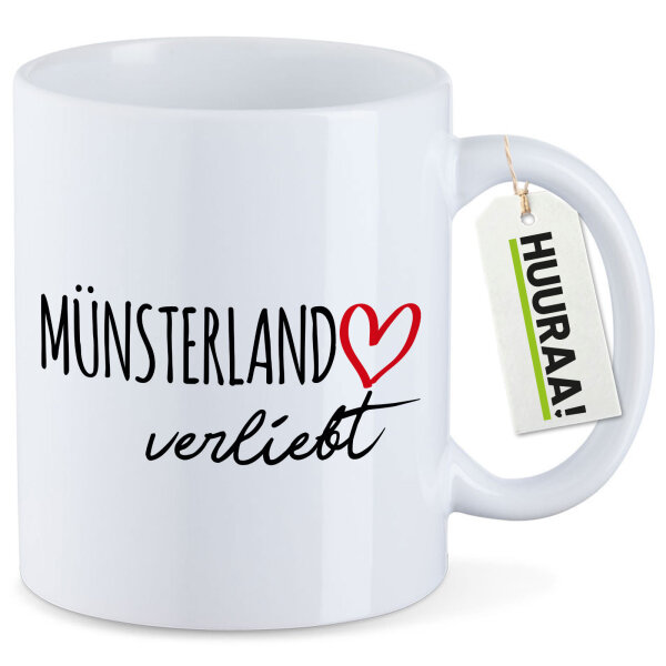 Kaffeetasse Münsterland verliebt 330ml