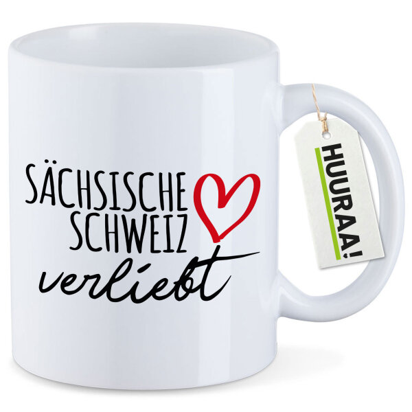 Kaffeetasse Sächsische Schweiz verliebt 330ml