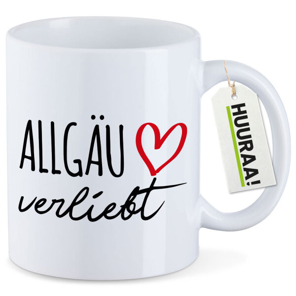 Kaffeetasse Allgäu verliebt 330ml