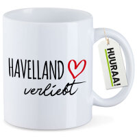 Kaffeetasse Havelland verliebt 330ml