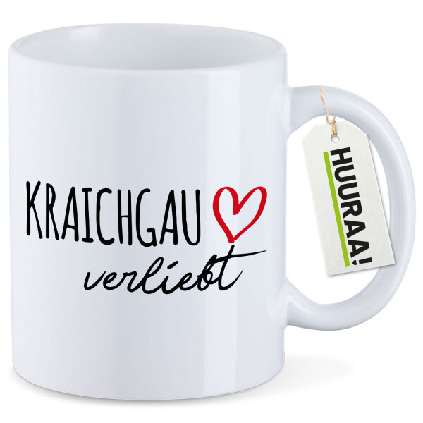 Kaffeetasse Kraichgau verliebt 330ml
