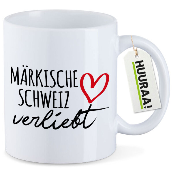 Kaffeetasse Märkische Schweiz verliebt 330ml