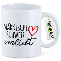 Kaffeetasse Märkische Schweiz verliebt 330ml