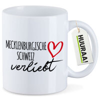 Kaffeetasse Mecklenburgische Schweiz verliebt 330ml