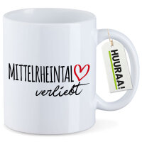 Kaffeetasse Mittelrheintal verliebt 330ml