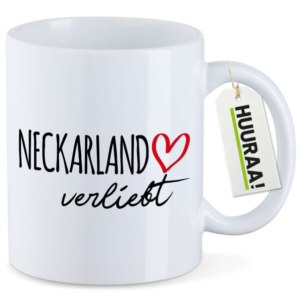 Kaffeetasse Neckarland verliebt 330ml
