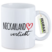 Kaffeetasse Neckarland verliebt 330ml