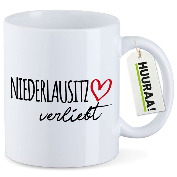 Kaffeetasse Niederlausitz verliebt 330ml