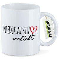 Kaffeetasse Niederlausitz verliebt 330ml