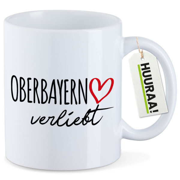 Kaffeetasse Oberbayern verliebt 330ml