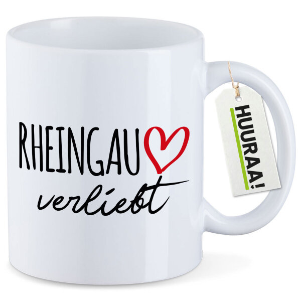 Kaffeetasse Rheingau verliebt 330ml