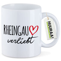 Kaffeetasse Rheingau verliebt 330ml