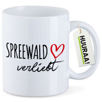 Kaffeetasse Spreewald verliebt 330ml