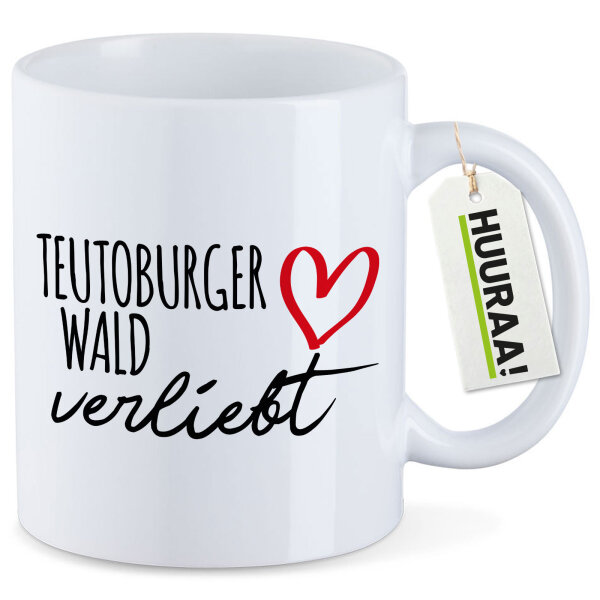 Kaffeetasse Teutoburger Wald verliebt 330ml