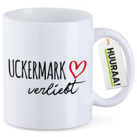 Kaffeetasse Uckermark verliebt 330ml