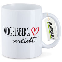 Kaffeetasse Vogelsberg verliebt 330ml