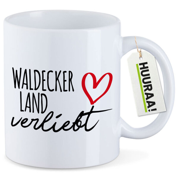 Kaffeetasse Waldecker Land verliebt 330ml