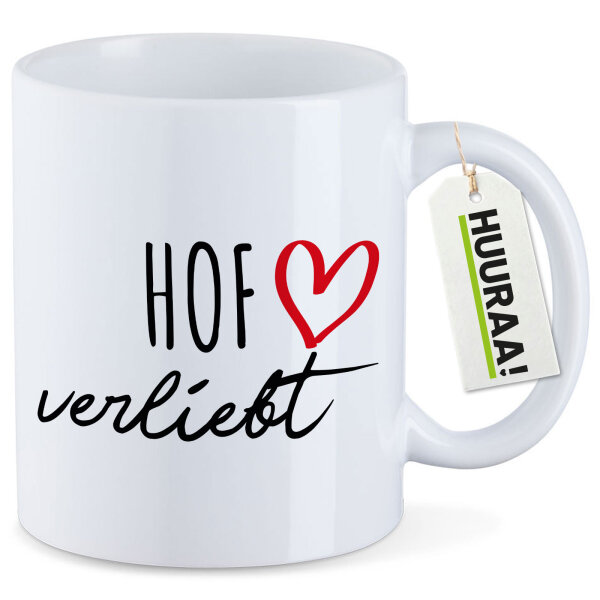 Kaffeetasse Hof verliebt 330ml