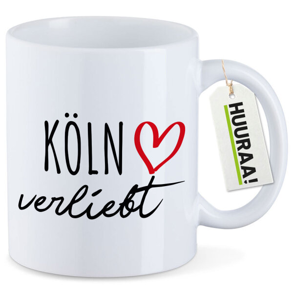Kaffeetasse Köln verliebt 330ml