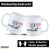 Kaffeetasse Leer verliebt 330ml