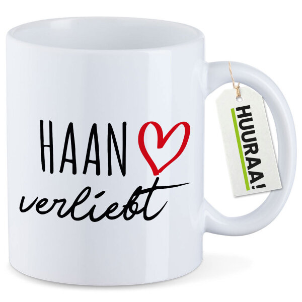 Kaffeetasse Haan verliebt 330ml