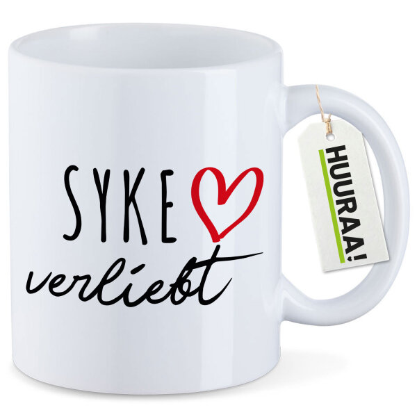 Kaffeetasse Syke verliebt 330ml