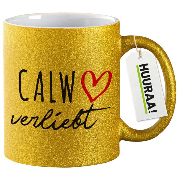 Glitzertasse Calw verliebt 330ml