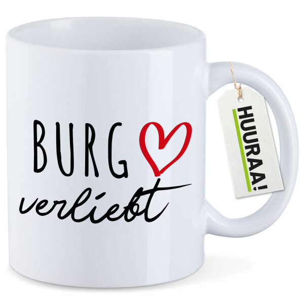 Kaffeetasse Burg verliebt 330ml