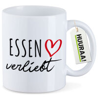 Kaffeetasse Essen verliebt 330ml
