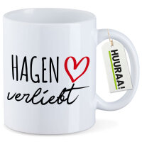 Kaffeetasse Hagen verliebt 330ml