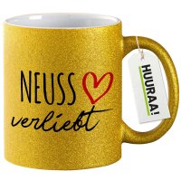 Glitzertasse Neuss verliebt 330ml