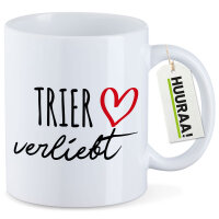 Kaffeetasse Trier verliebt 330ml