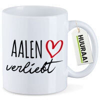 Kaffeetasse Aalen verliebt 330ml