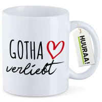 Kaffeetasse Gotha verliebt 330ml