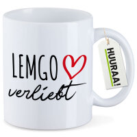 Kaffeetasse Lemgo verliebt 330ml