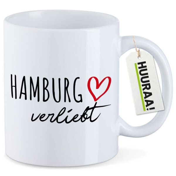 Kaffeetasse Hamburg verliebt 330ml