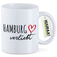 Kaffeetasse Hamburg verliebt 330ml