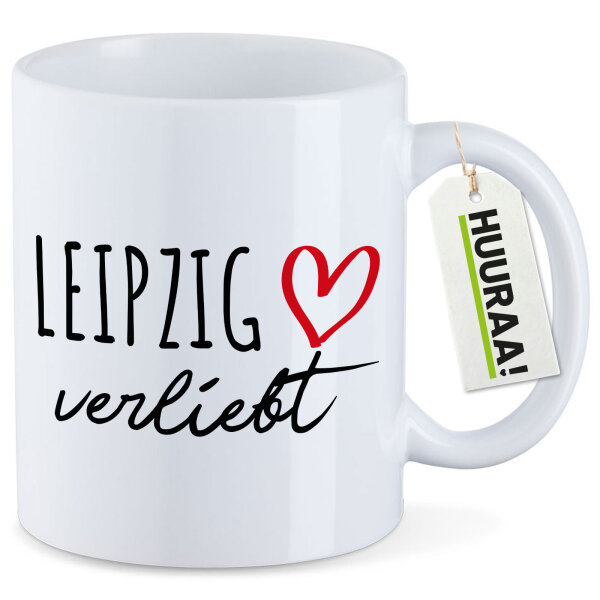 Kaffeetasse Leipzig verliebt 330ml