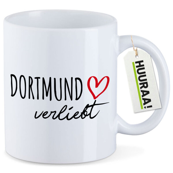 Kaffeetasse Dortmund verliebt 330ml