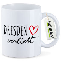 Kaffeetasse Dresden verliebt 330ml