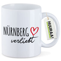 Kaffeetasse Nürnberg verliebt 330ml